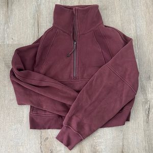Lululemon Scuba Funnel Neck - Smokey Red XS/S